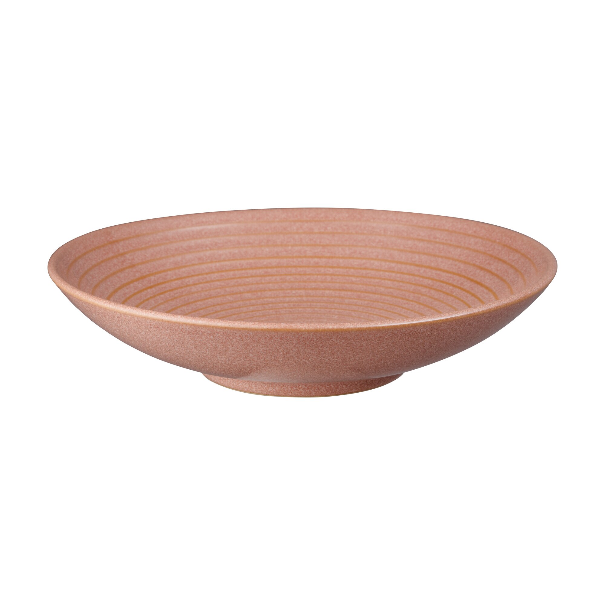 Product photograph of Quartz Rose Medium Ridged Bowl Second from Denby Retail Ltd